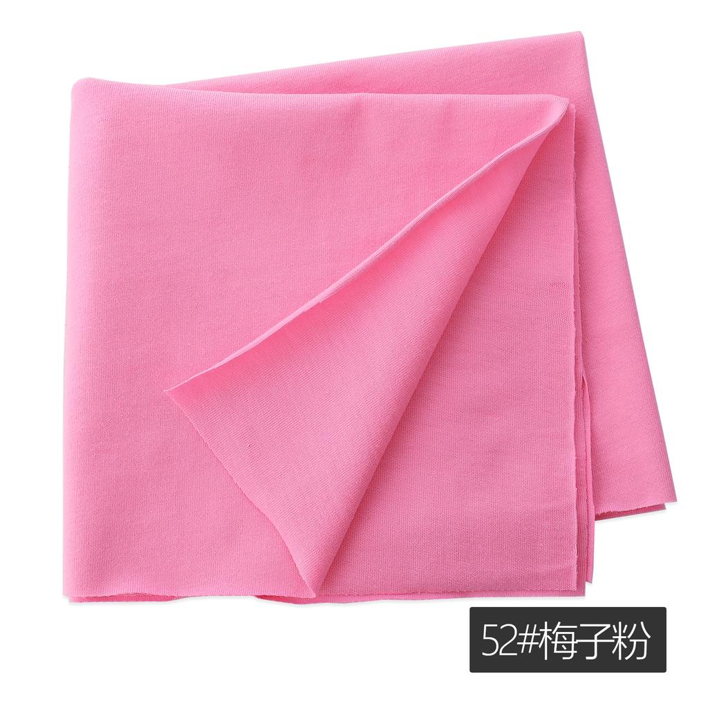 All Cotton Plain Knit Fabric Summer Baby Short Sleeved Thin Jersey Jacket Inner Lining Home Dress DIY Fashionable Sewing Cloth