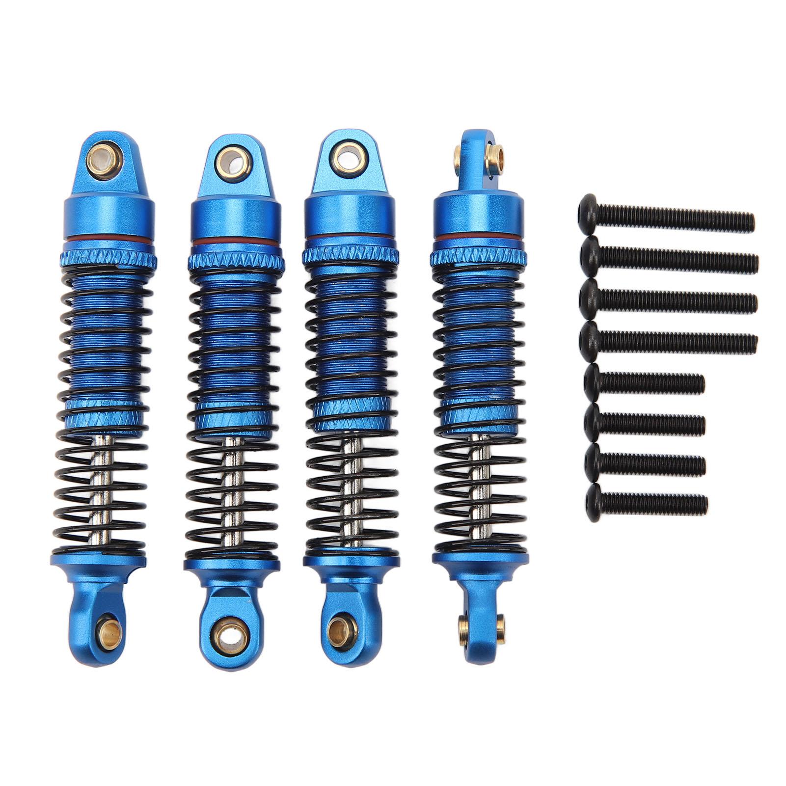 

4Pcs RC Car Shock Absorber Wear Resistance RC Car Aluminum Alloy Shock Damper for Traxxas 118