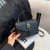 Senior sense of retro small bag female  new popular pop tide plaid crossbody bag fashion trend small square bag