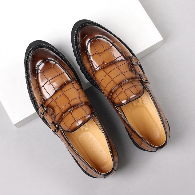 

20252025 popular large size 48 breathable Doudou shoes platform trend one pedal casual loafers 48 хакі