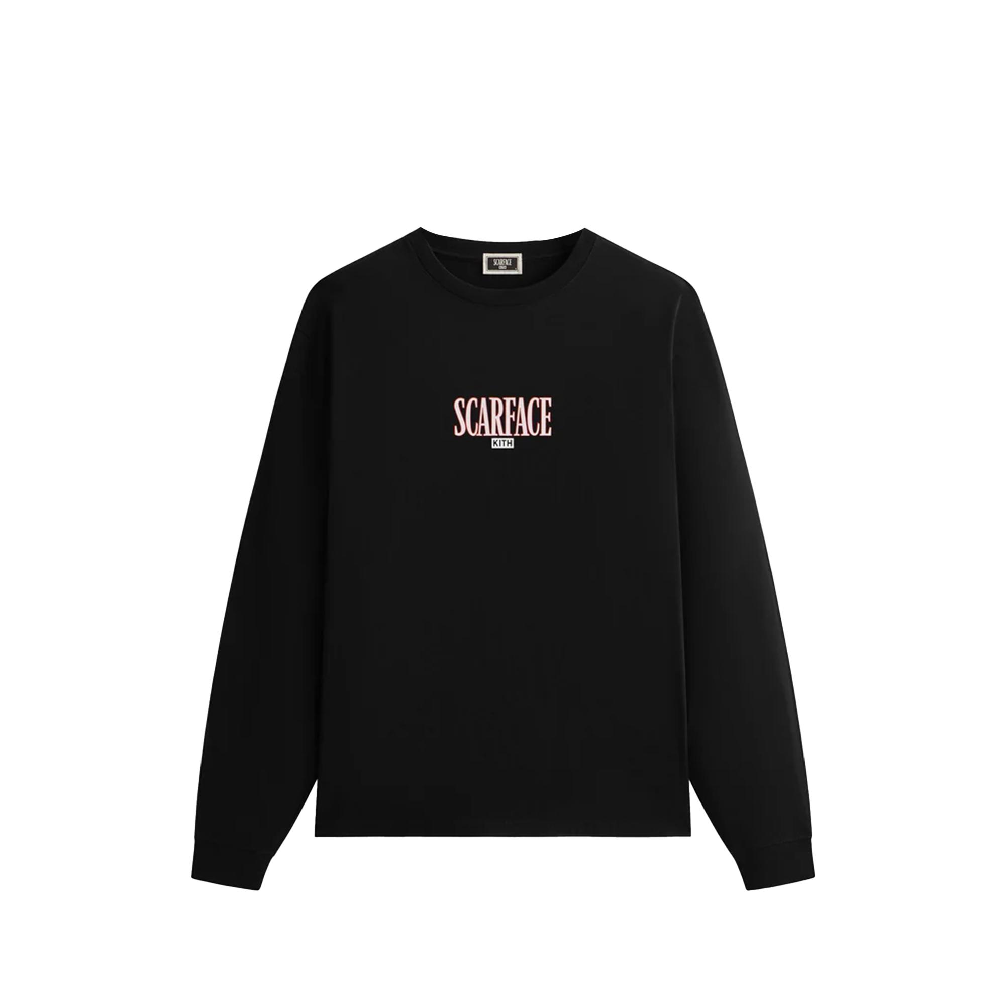 

Kith Мужская футболка с длинным рукавом Scarface Tony Montana, черная, KHM034184-001 XL