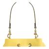 Coach Rowan 21 Gold Hardware Leather Bucket Bag Crossbody Shoulder Bag Small Women Yellow