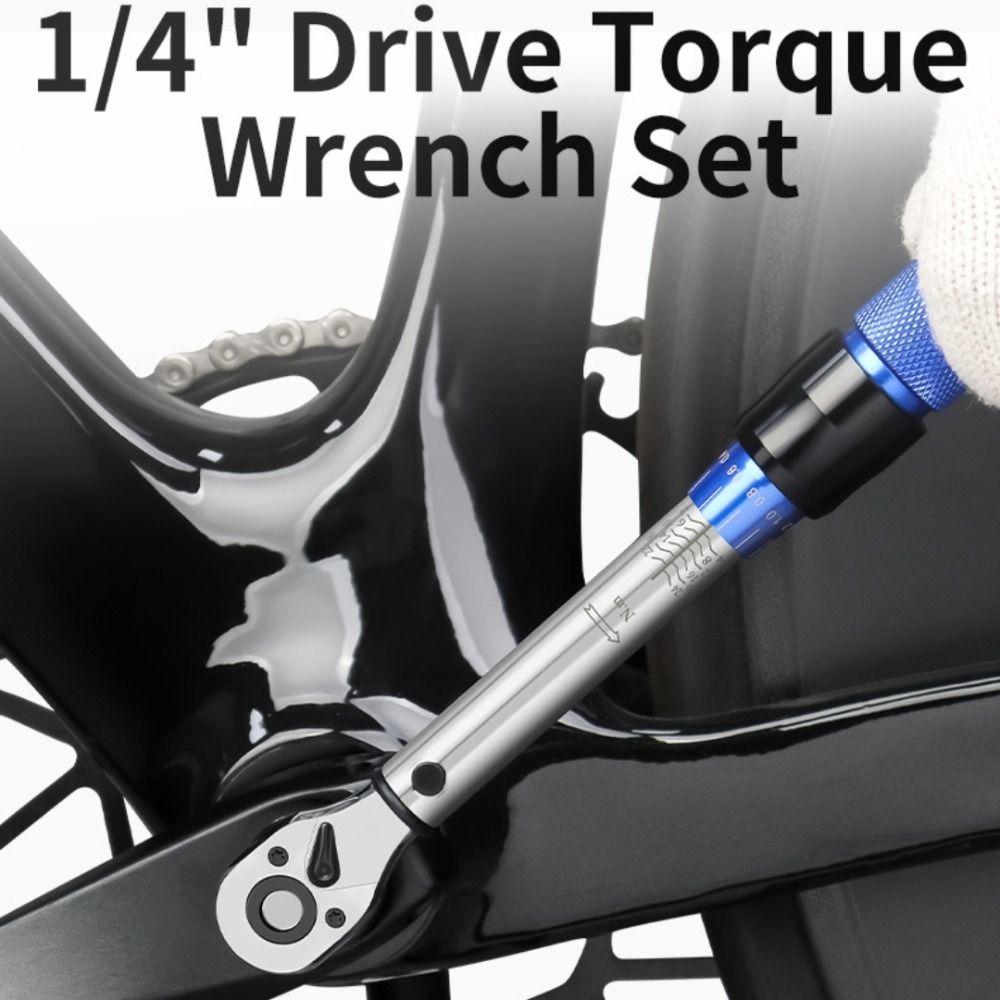 Double-direction Ratchet Bicycle Automotive Tool Ratchet Torque Wrench Set  Cycling Accessories