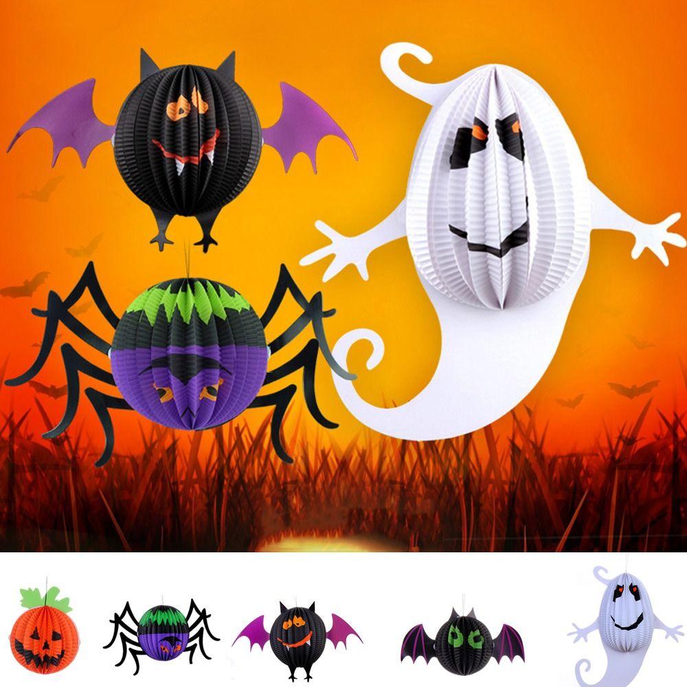 

Ghost Spider Paper Lantern Prop Paper Halloween Paper Pendant Halloween Paper Lantern Home