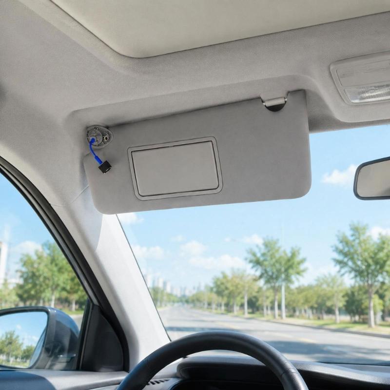 Direct Fit Interior Sun Visors Panel Assembly 83280TG7A12ZA, Gray Mirror Cover,83280TG7A12ZB Repair Part