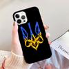 U-kraine Tryzub Flag Phone Case For iPhone 17 Air 16 15 14 13 12 Pro Max Plus Max Cover Shell coque