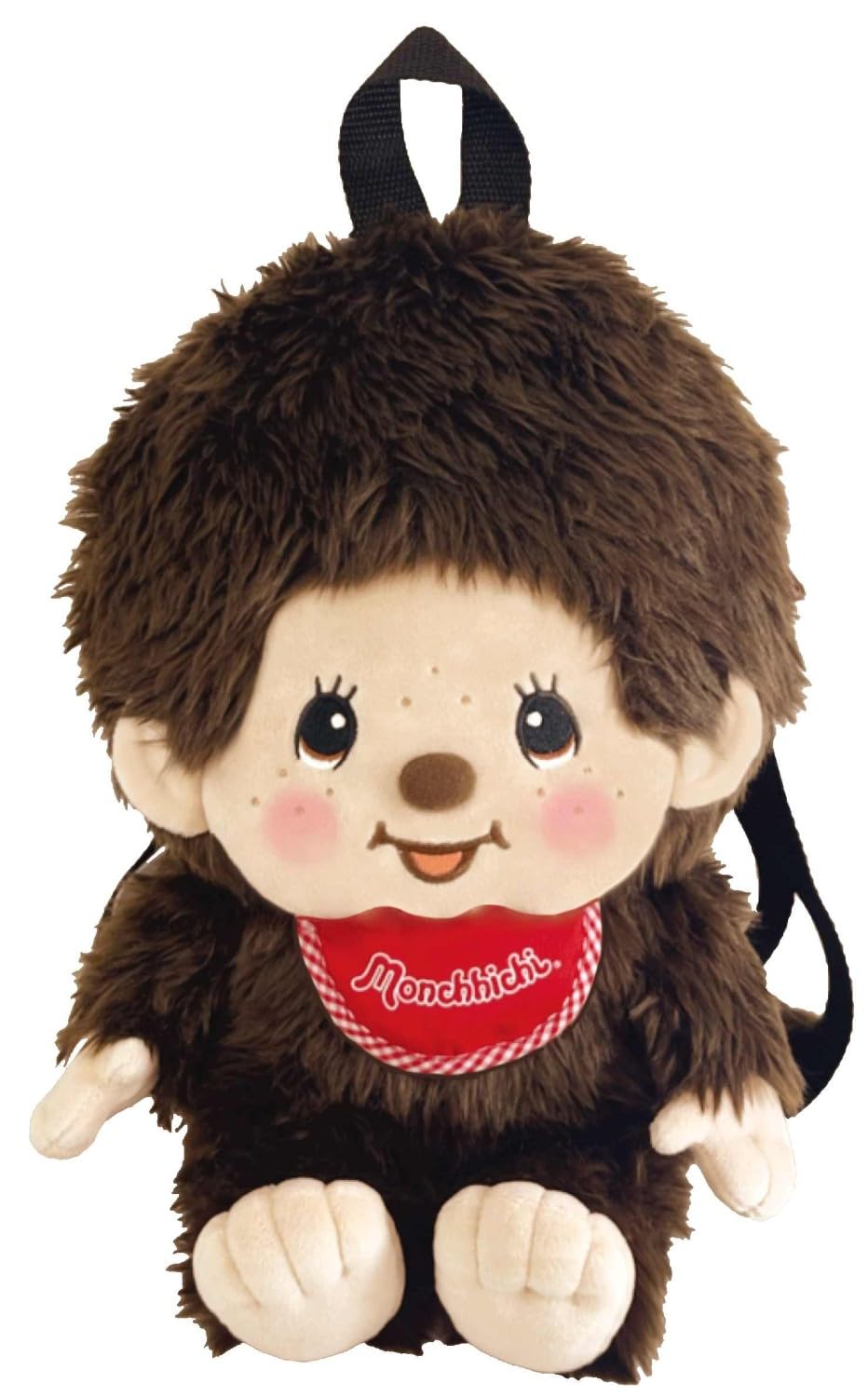Уникальный плюшевый рюкзак Monchhichi W22 D20 H32, Monchhichi-kun, Размер прибл.. MC-0007BY