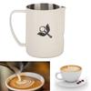 Frothing Cup Prevent Spilling 304 Stainless Steel Milk Frothing Pitcher with Handle for Coffee Making 600ml