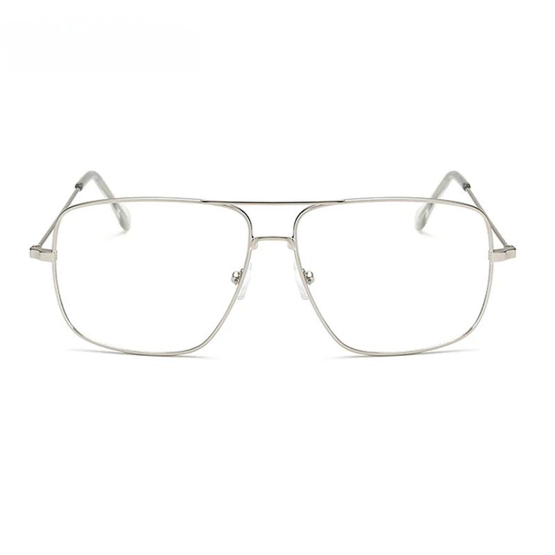 New Vintage Gold Metal Frame Eyeglasses Mens Womens Sun Eyeglasses Retro Square Optical Lens Eyewear Nerd Clear Lens Eyeglasses Oculos