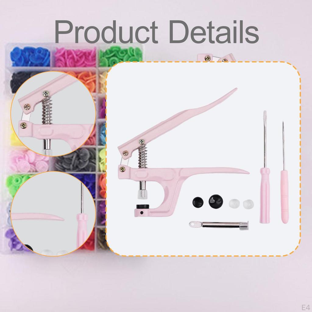 Druckknopf-Set, Knopfstanzwerkzeug für T5- und T8-Druckknöpfe, Damenhemden, Röcke, Schuhe, Jeans – Projekt