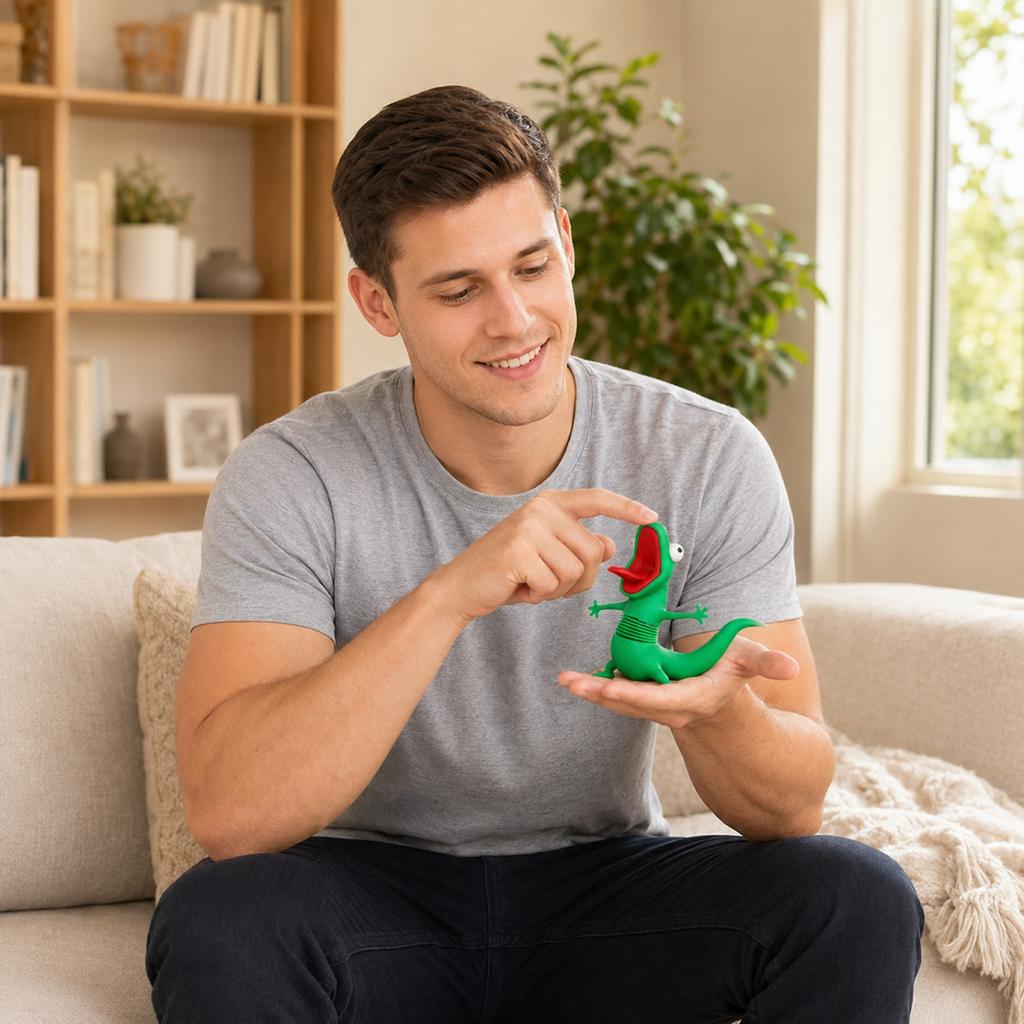 3D Printed Articulated Spring Toy