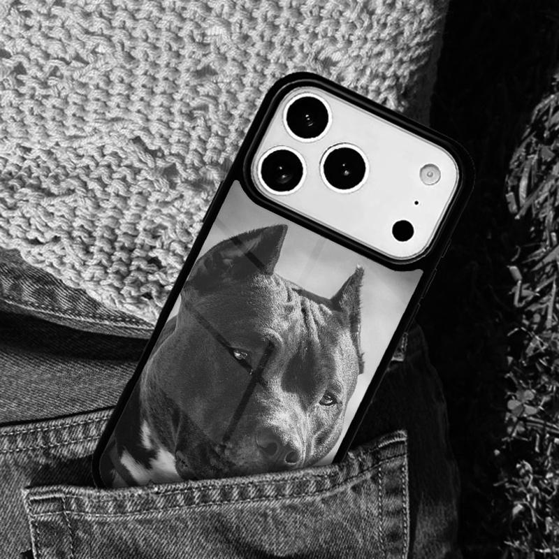Pitbull Dog mobile phone case Compatible with IPhone 17 16 15 14 13 12 11Pro Max 17 Air cover