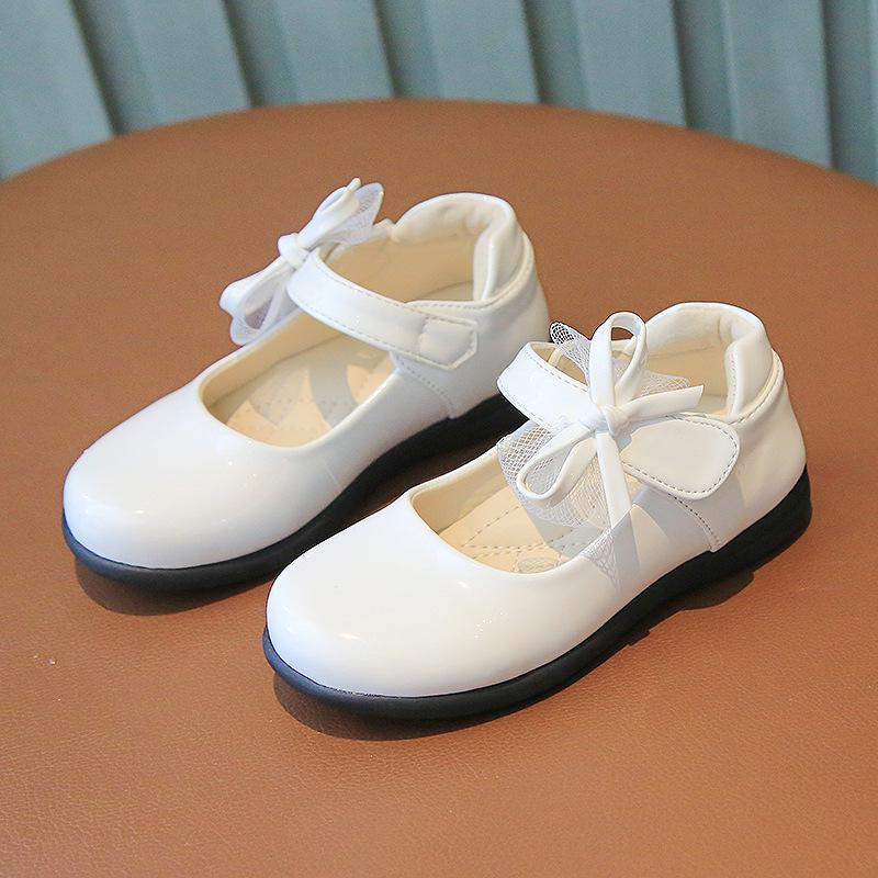 Chaussures de Performance en Cuir pour Filles Printemps/Automne 2026 - Semelle Souple, Style Coréen Chaussures de Princesse pour Enfants