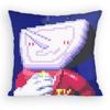 Federa Cuscino Cartone Animato Gioco Deltarune Tenna Meme Divano Soggiorno Camera da Letto Testiera Schienale Cuscino Cuscino Quadrato Ora del Pisolino