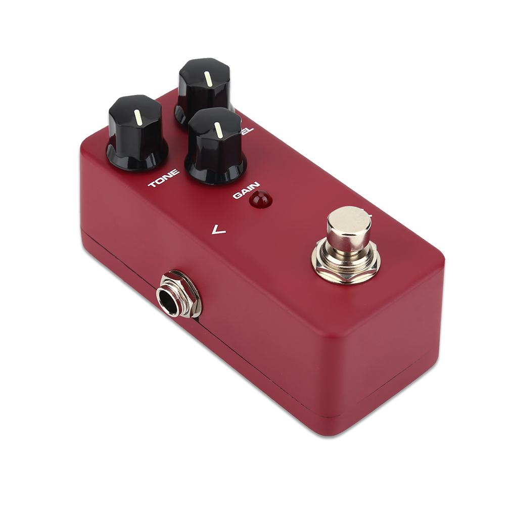 KOKKO FDS 2 Mini Aluminum Alloy Distortion Effect Pedal 6.35mm Jack for Guitars