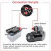 1Pc 12V 50A 3 Pin Spst Momentary Keyless Push Button Starter Switches On Off For Cars Marine Rv Car Engine Start Ignition Switch