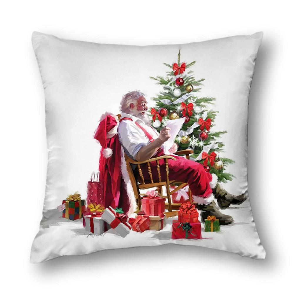 Christmas Decor Cushion Cover Winter Decor Bed Decor Pillow Cover Sofa Decor Cushion Cover Home Decor 40X40 45X45 50X50 60X60Cm