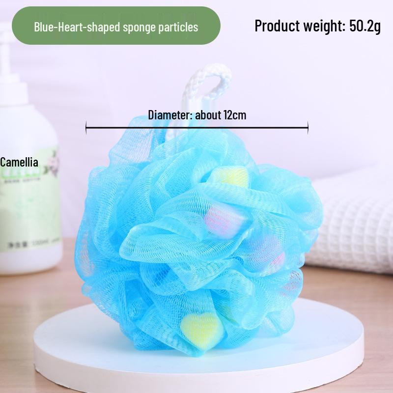 

Прочный очень большой мягкий скраб для ванны - Однотонный, Нерастекающаяся пенообразующая сетка 50g