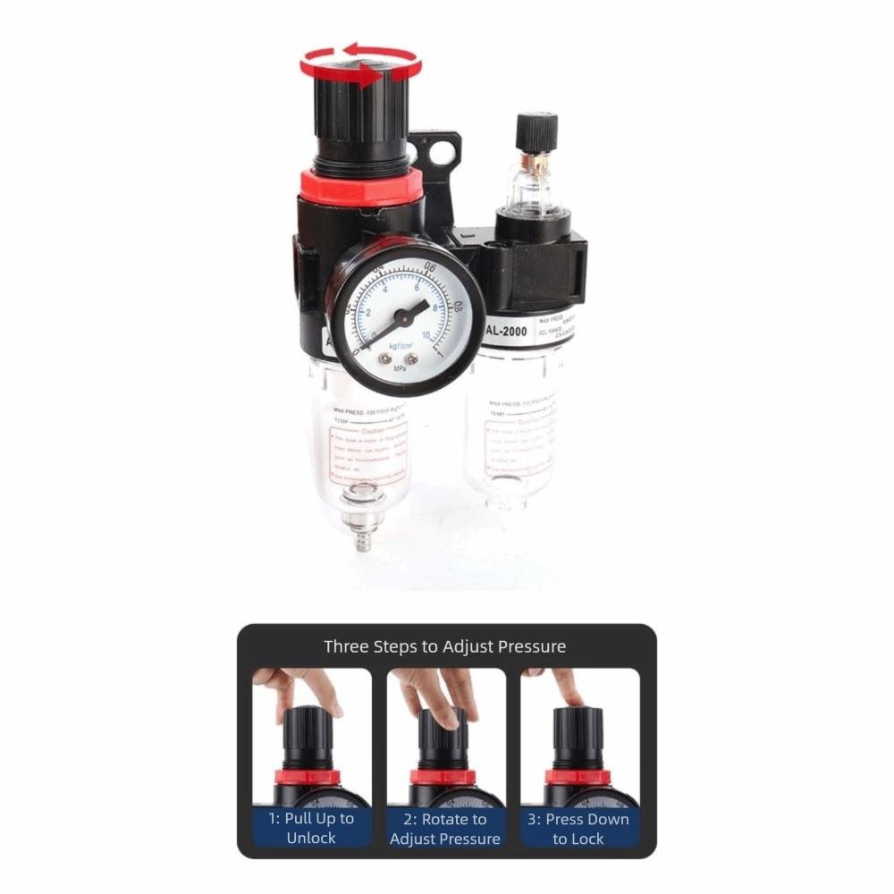 Regulator Oil Water Two-piece Air Filter Air Treatment Unit  Air Source Processor