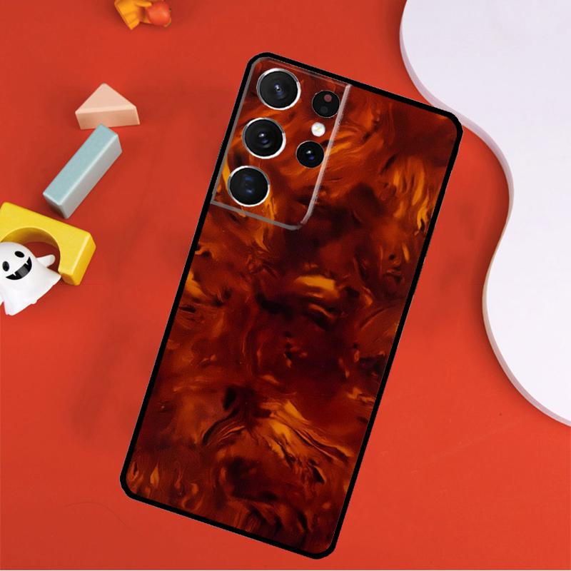 polished tortoise shell Marble Phone Case For Samsung Galaxy S25 Ultra S24 Ultra S9 S10 S20 S21 S22 S24 Plus S23 FE Cover