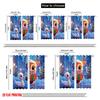 2pcs,2D Plane Printing Curtains Cute Deer Christmas Gift Present (3) Polyester Easy Install (without Rod) All Seasons Ldeal for