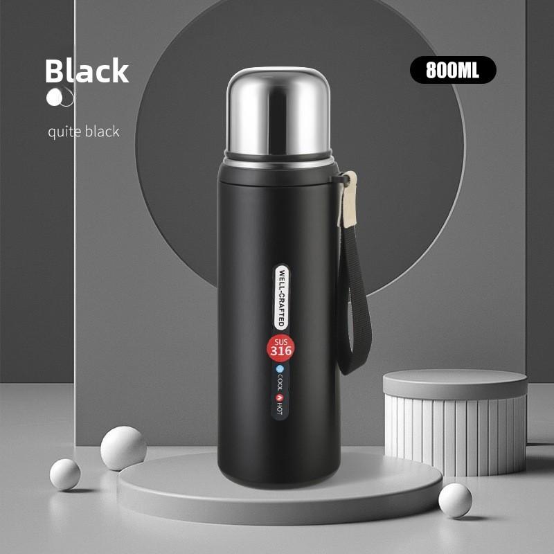 Minimalist Gradient Insulated Mug With Thickened Body For Travel And Gifting