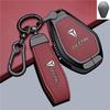 Deepal Dunkelblaues Autoschlüssel-Etui mit NFC-Kartenfach und Schnalle