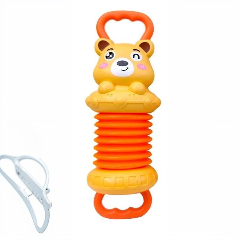 Cute Animal Baby Accordion Toy Soft Sound Easy Grip Handles For Infant Early Education Playtime