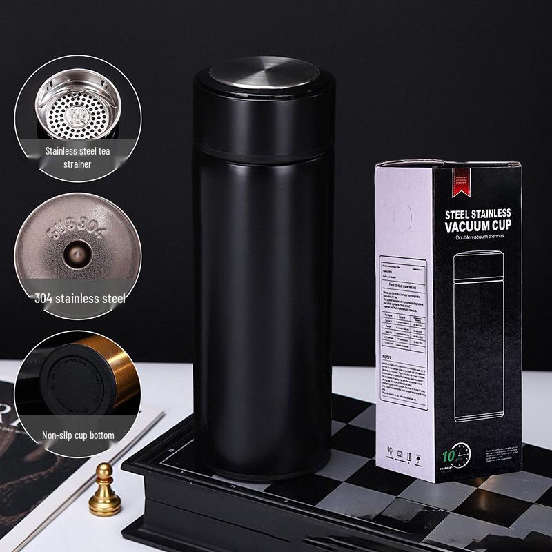 Smart Temp Stainless Steel Insulated Cup with Digital Display - Custom Logo Business Gift