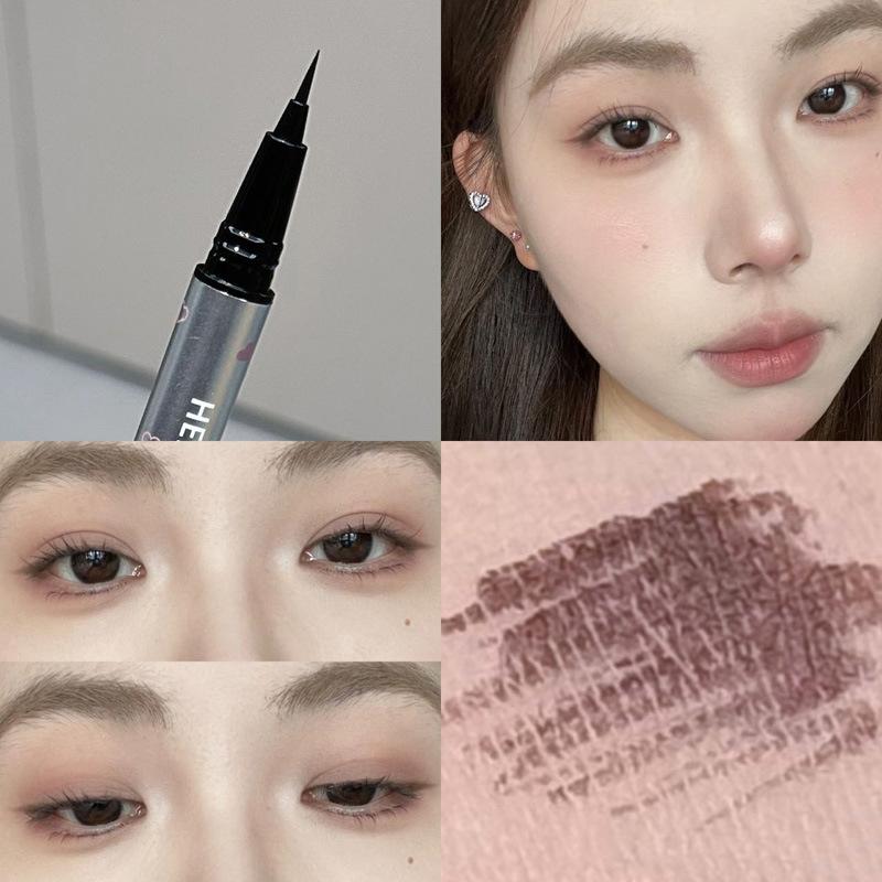 

Herorange Waterproof Liquid Eyeliner, Black Brown Quick-Drying, Anti-Smudge, Anti-Sweat, Long-Lasting Eye-Slimming коричневый