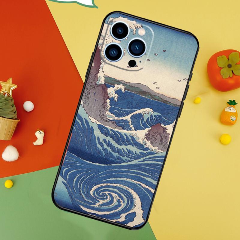 Japanese Style Art Japan Phone Case For iPhone 17 Pro Max16 15 14 13 11 12 Pro Max Plus 12 13 Mini 16e 17 Air Cover