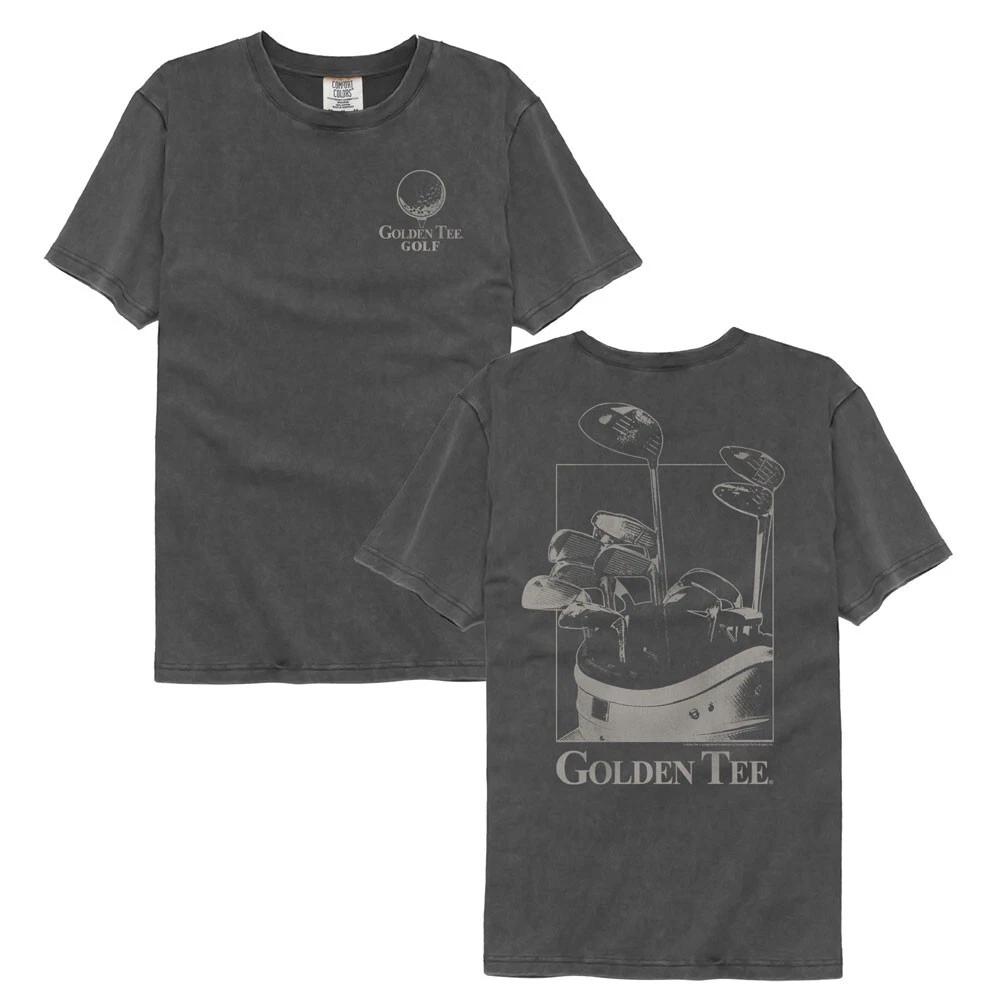 Golden Tee Video Game Fully Loaded Golf Club Bag Ready To Go Men s T Shirt 3XL