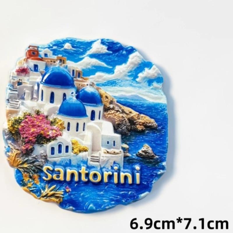 Griechenland Souvenirs Athen Parthenon Tempel Santorini Kühlschrankmagnete Heimdekoration Hochzeitsgeschenke Zeus Kühlschrankaufkleber