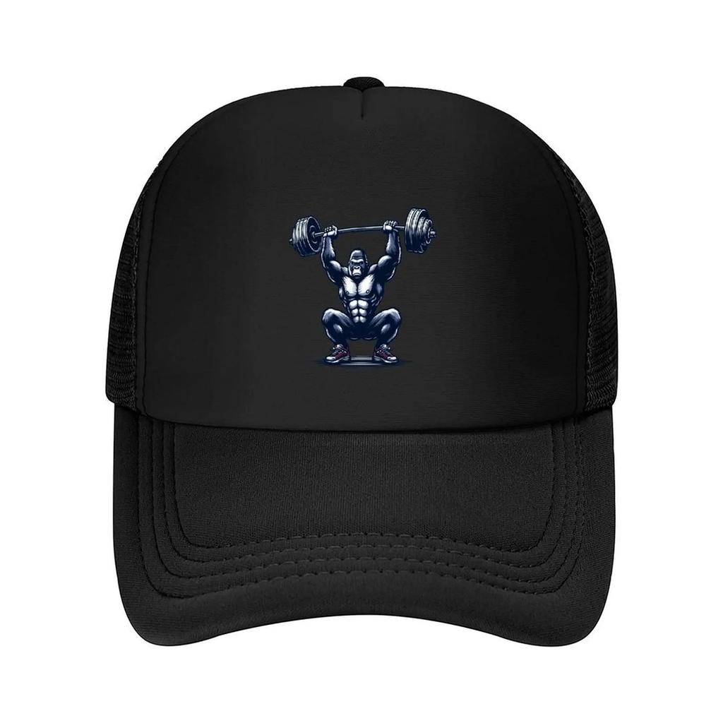 Powerlifting Primate Baseball Cap Luxury Cap Luxury Unisex Cap Golf Hat Genuine Hat Unisex For The Sun Womens Beach Visor Unisexs