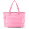 New Women's Handbag Lightweight Fluffy Tote Bag, Large Capacity Travel Work Beach Gym Shoulder Bag Soft Faux Leather
