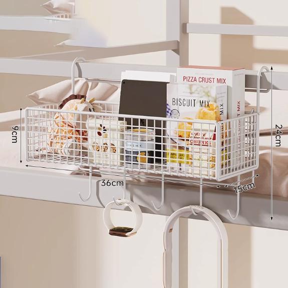 Grid Dormitory Storage Rack, Good Storage Rack, Bedside Bed, Basket Rack, Student Dormitory Wall
