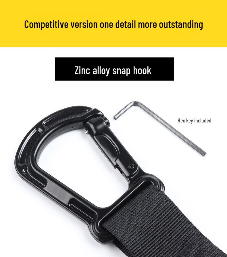 Multifunctional TRX Suspension Fitness Set with Resistance Bands and Ropes