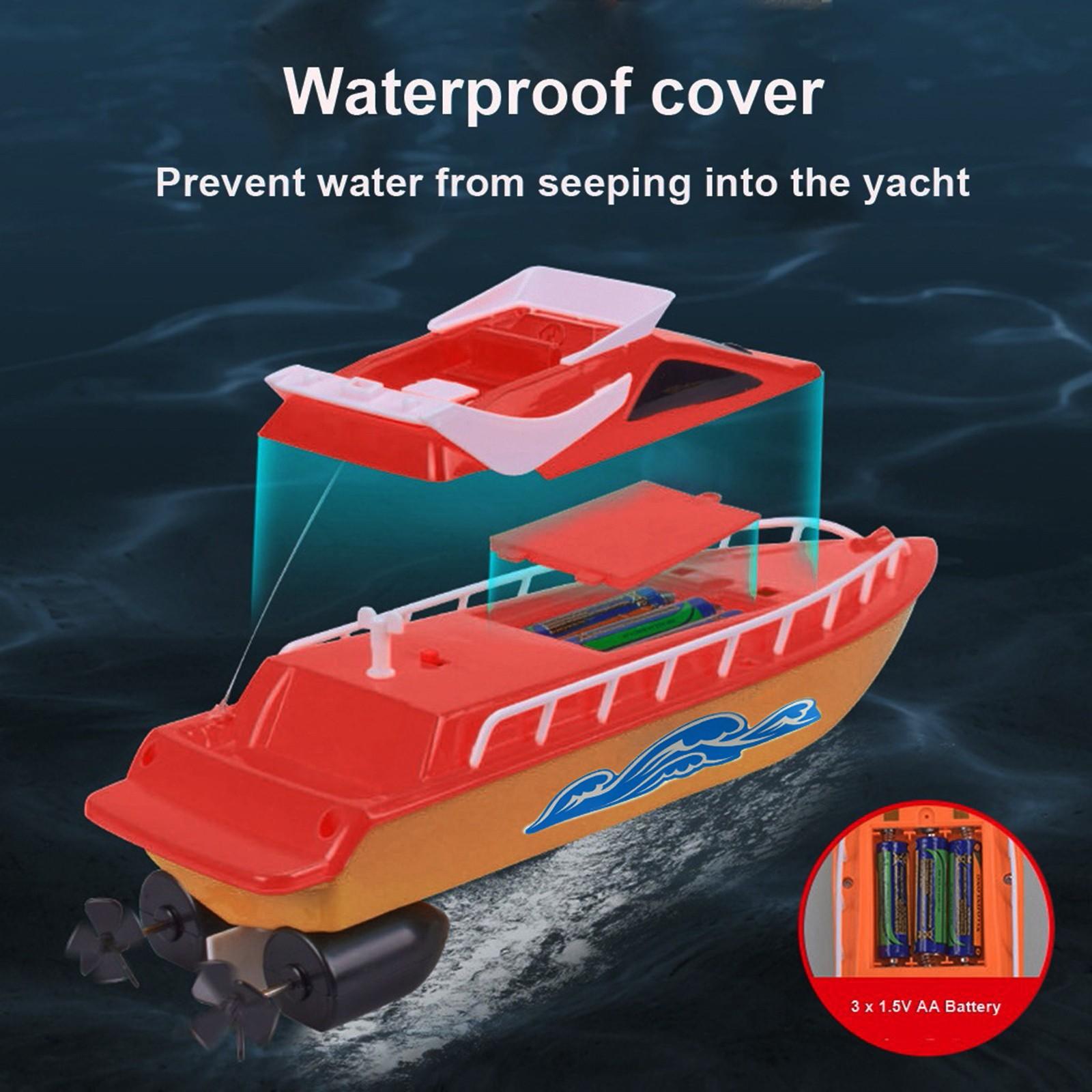 

Twin Motor High Speed Easy To Use Remote Control Ship Toys For Kids оранжевый