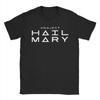 Novinka Projekt Hail Mary logo Trička Unisex Kulatý výstřih Bavlněné tričko Krátký rukáv Tričko Větší velikosti Vrcholy