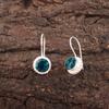 Apatite Handmade Silver Jewelry, 925 Sterling Silver Earring, Handmade Beautiful Gemstone Jewelry, Apatite Earring For Her
