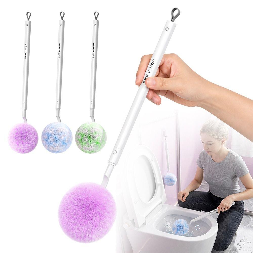 360 Degree Cleaning Toilet Brush Extended Handle Toilet Cleaning Brush  Bathroom Cleaning