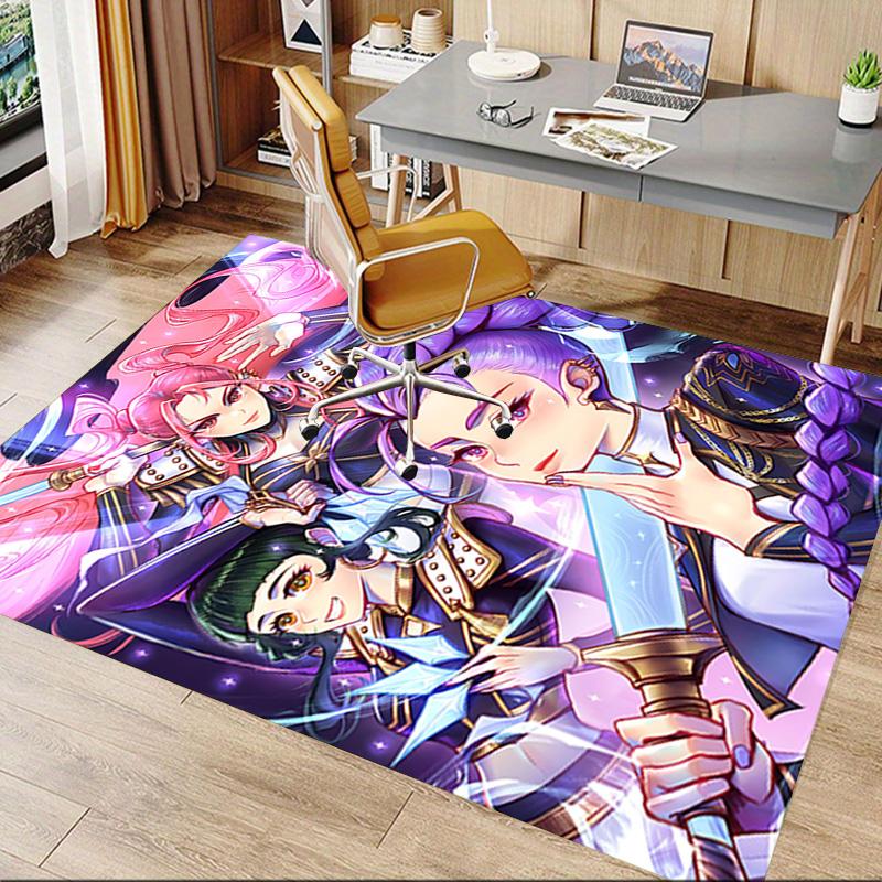 Fantasy Heroes Unite Carpet For Playroom Bedroom Living Room Sofa Home Decorkids Game Area Rug Nonslip Floor Mat