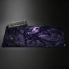 Mystic Galaxy Dragon Art Large Mouse Pad XXL Dark Fantasy Desk Mat Overlocked Non-Slip Rubber Gaming Keyboard Pad Deskpad