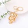 Owl Crystal Keyring Charm Pendant Handbag Purse Bag for Key Ring Chain Keychain