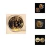 Bitcoin Promotional Commemorative Coin With Metal Material And Acrylic Display Box For Business Gifting