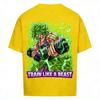 Dragon Ball Gym Sports Casual TRAIN LIKE A BEAST TShirt Unisex 2026 Summer Oversized Broly Graphic Print Outdoor Daily Wear Tee