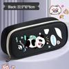 Capybara Double Layer Pencil Case: Large Capacity Cartoon Stationery Box for Elementary School