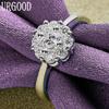 925 Sterling Silver Fashion AAA Zircon Ring Beautiful Gift Jewelry