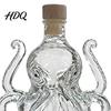 Octopus Shaped Decanter Whiskey Decanter Glass Decorative Liquor Bottle 320ml Evaporation Prevention Multi-Purpose for Spirits Men Dad Home