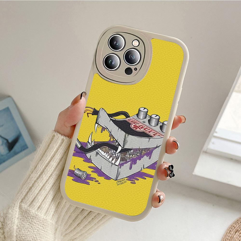 For Iphone Big Muff Phone Case for Iphone 14 13 11 12 Pro MAX 13 12 MiNi 7 8 Plus Iphone 14 XS XR Guitar Pedal Lambskin Covers